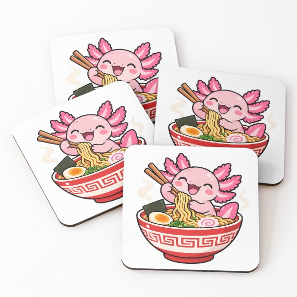 Item preview, Axolotl Ramen Eating Noodles Foodie Fan designed and sold by nortowelcomics.