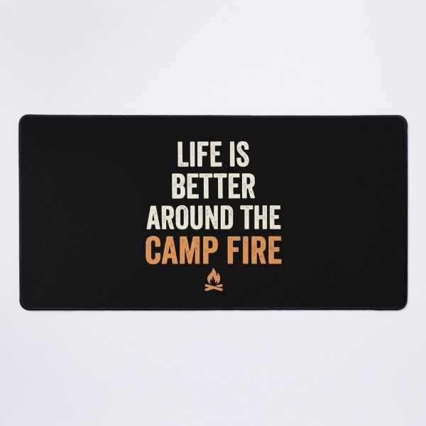 Item preview, Life Is Better Around The Campfire Citation Rétro designed and sold by MizoX7.