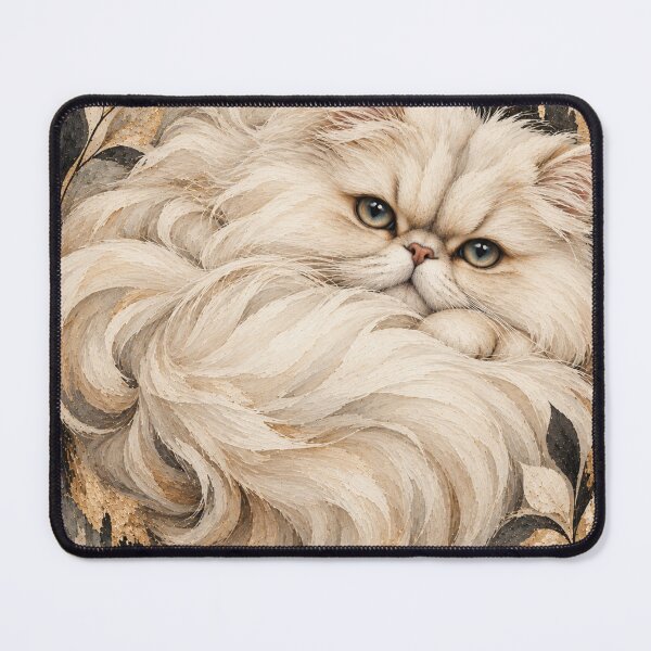 Item preview, Wildly Woven Ivory Persian Cat designed and sold by WeaveSphere.