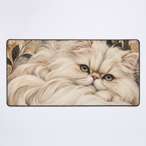 Item preview, Wildly Woven Ivory Persian Cat designed and sold by WeaveSphere.