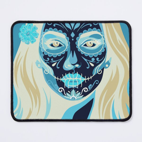 Item preview, Catrina Flat Color Art | Day of the Dead Mexican Sugar Skull designed and sold by Ojo de Lilith.