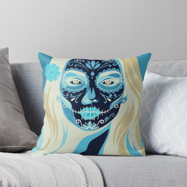 Item preview, Catrina Flat Color Art | Day of the Dead Mexican Sugar Skull designed and sold by  Ojo de Lilith.
