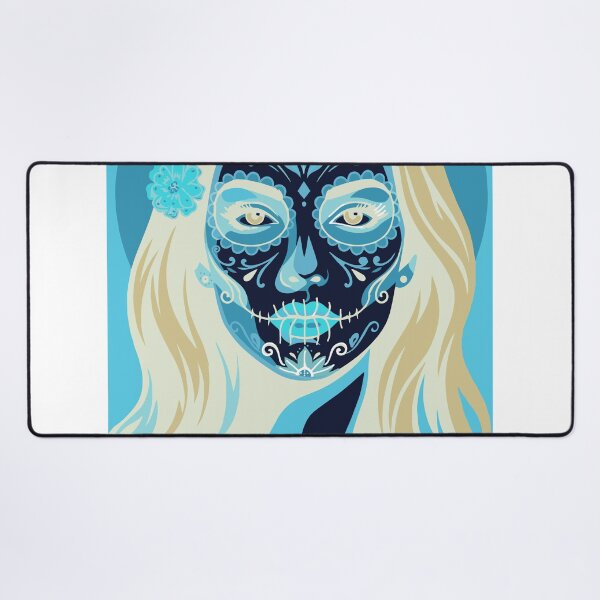Item preview, Catrina Flat Color Art | Day of the Dead Mexican Sugar Skull designed and sold by Ojo de Lilith.