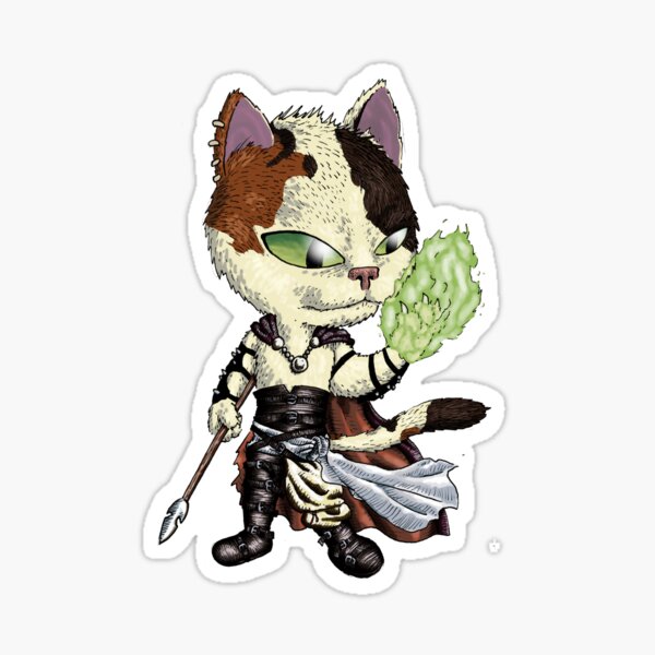 Henneko the Sorcerer Sticker