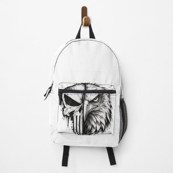 Item preview, American Skull Eagle – Dark Patriot Charcoal Art designed and sold by Sascha-Heiko.