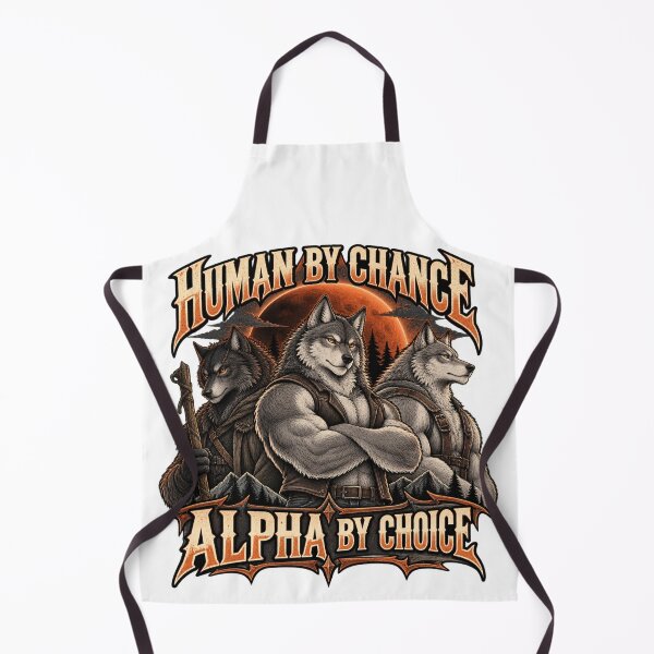 Aperçu de l'œuvre Human By Chance Alpha By Choice Wolf Pack Outdoor Design créée et vendue par OUICHA.