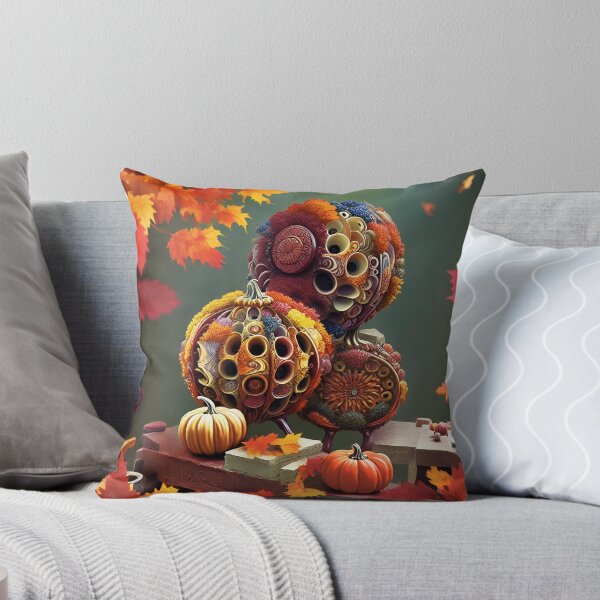 Item preview, Surreal Autumn Pumpkins | Intricate Organic Fall Decor Fantasy Art designed and sold by KingsArtworx 2.