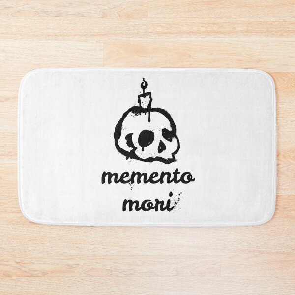 Item preview, Memento Mori Latin Quote Skull Candle Gothic Dark Philosophy designed and sold by HYPNK.