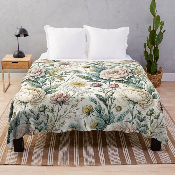 Item preview, Vintage Blush Peony Botanical Garden designed and sold by Storybook Botanica.