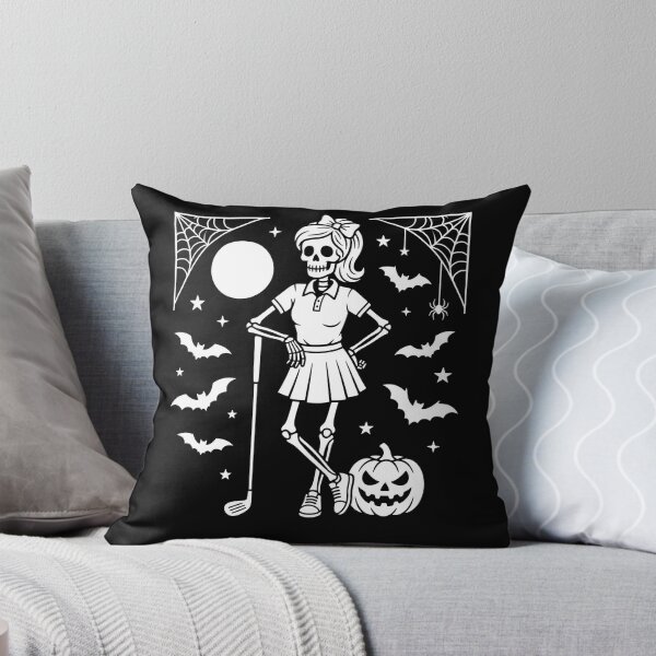 Item preview, Squelette Fille Joueuse De Golf Citrouille Halloween designed and sold by MizoX7.