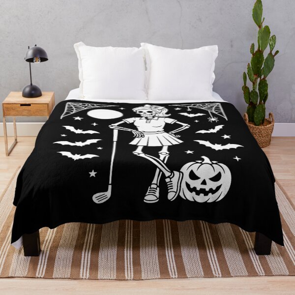 Item preview, Squelette Fille Joueuse De Golf Citrouille Halloween designed and sold by MizoX7.