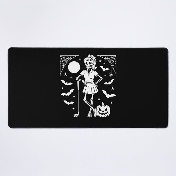 Item preview, Squelette Fille Joueuse De Golf Citrouille Halloween designed and sold by MizoX7.