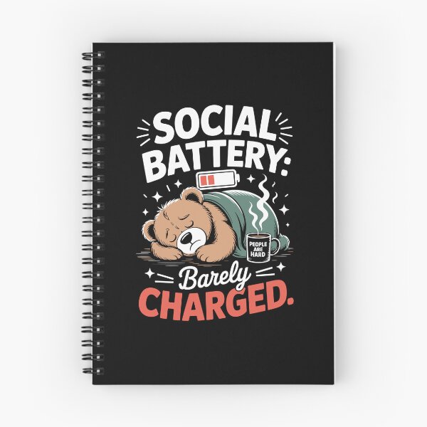 Item preview, Social Battery Barely Charged designed and sold by jkrphoto.
