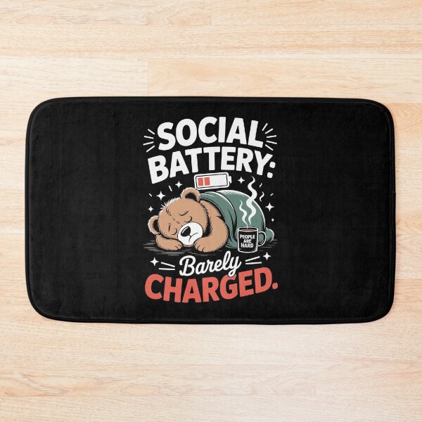 Item preview, Social Battery Barely Charged designed and sold by jkrphoto.