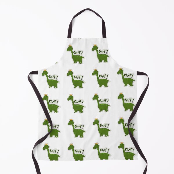 Item preview, Cute Green Dinosaur Wearing A Crown  designed and sold by PixellaneArt.