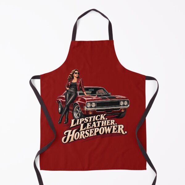 Item preview, Lipstick Leather Horsepower – Women’s Muscle Car designed and sold by TZehrfeldPhotos.