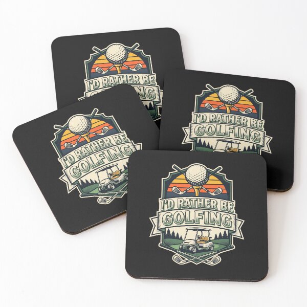 Item preview, I'd Rather Be Golfing Voiturette Rétro Vintage designed and sold by MizoX7.