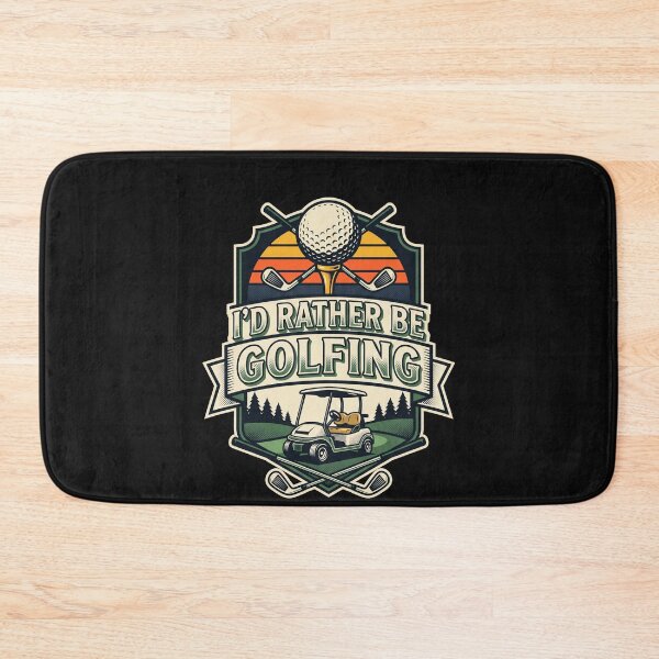 Item preview, I'd Rather Be Golfing Voiturette Rétro Vintage designed and sold by MizoX7.