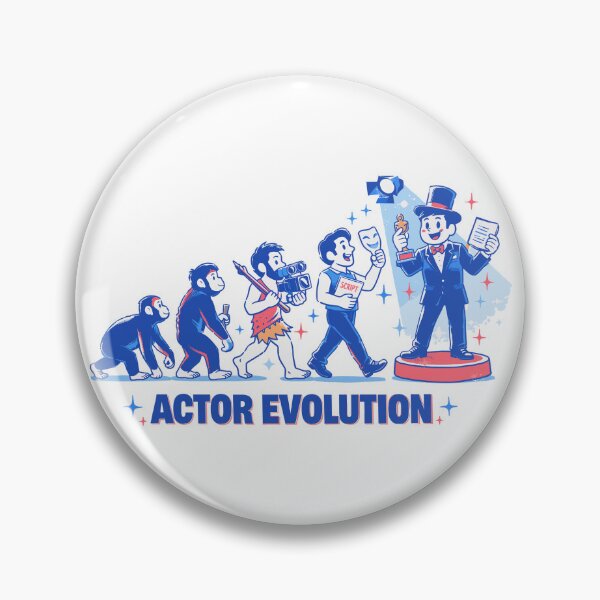 Item preview, Actor Evolution: From Monkey to Actor designed and sold by Pineapple-Tree.