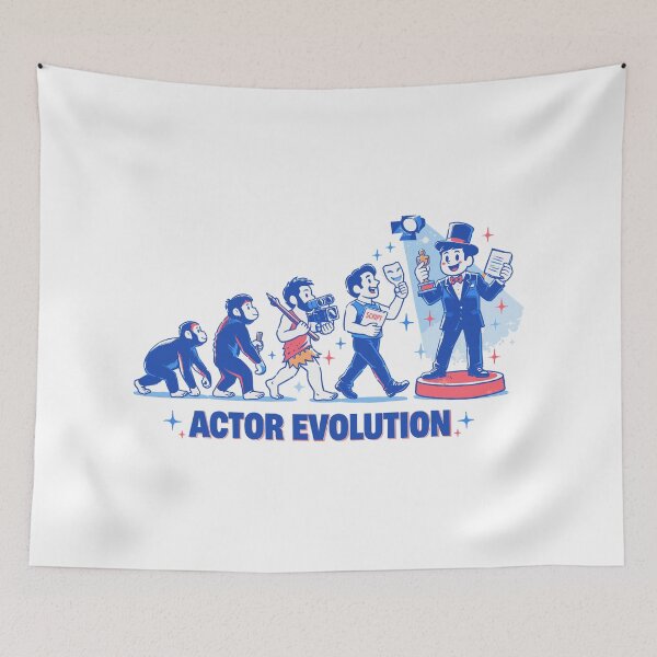 Item preview, Actor Evolution: From Monkey to Actor designed and sold by Pineapple-Tree.
