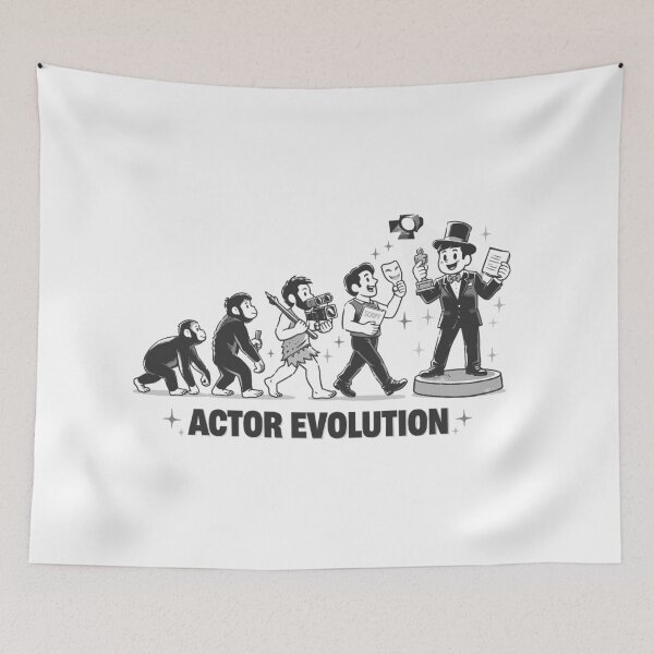 Item preview, Actor Evolution: From Monkey to Actor designed and sold by Pineapple-Tree.