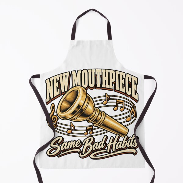 Item preview, New Mouthpiece Same Bad Habits Funny Brass Musician designed and sold by OUICHA.