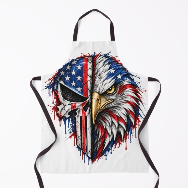 Item preview, Copy of American Skull Eagle – Dark Patriot Charcoal Art designed and sold by Sascha-Heiko.