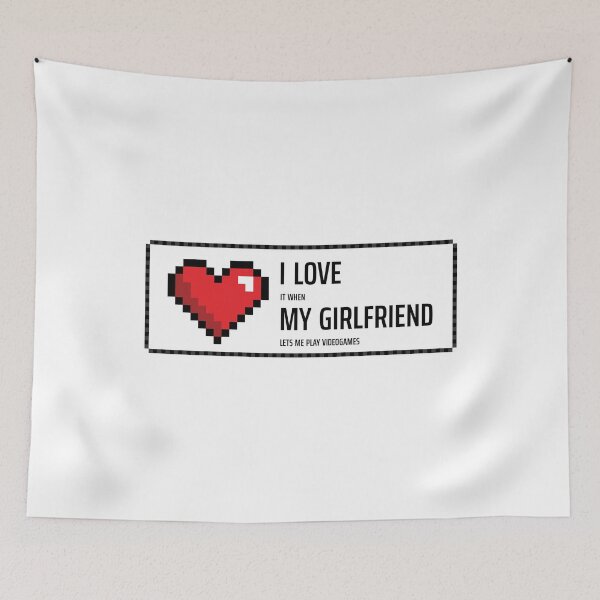 Item preview, I Love It When My Girlfriend Lets Me Play Videogames - Funny Gamer Quote designed and sold by qfa Originals.