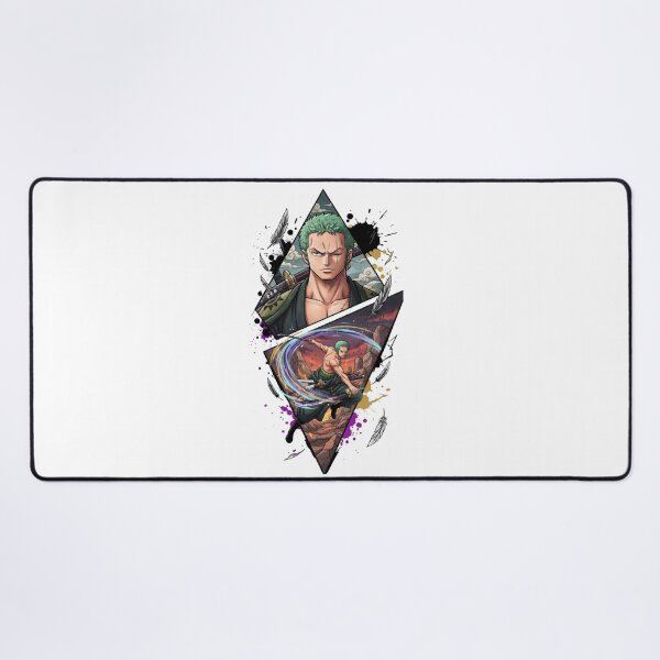 Item preview, Green Hair Swordsman Anime Warrior Katana Slash designed and sold by FreakToons.