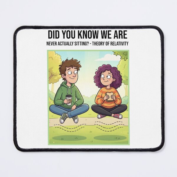 Item preview, Did you know, we are never actually sitting? - Theory of Relativity designed and sold by DTTG-Co.