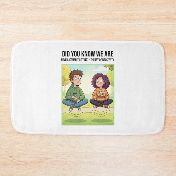 Item preview, Did you know, we are never actually sitting? - Theory of Relativity designed and sold by DTTG-Co.