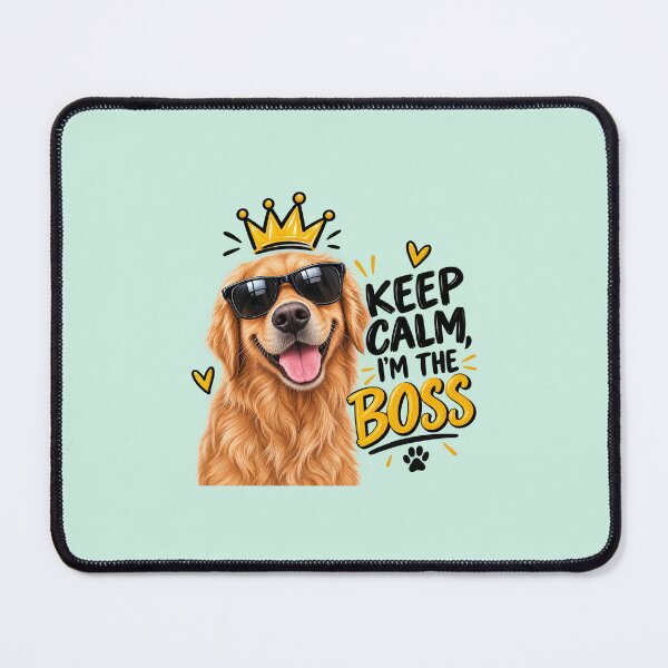 Item preview, Keep Calm, I'm The Boss: Dog designed and sold by AnnaW1996.