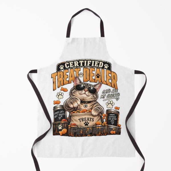 Item preview, Funny Cat Treats Gift for Cat Lovers designed and sold by Offbeat Atlas.
