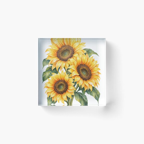 Item preview, Watercolor Sunflowers designed and sold by MystAvalon.