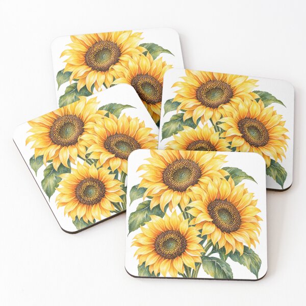 Item preview, Watercolor Sunflowers designed and sold by MystAvalon.