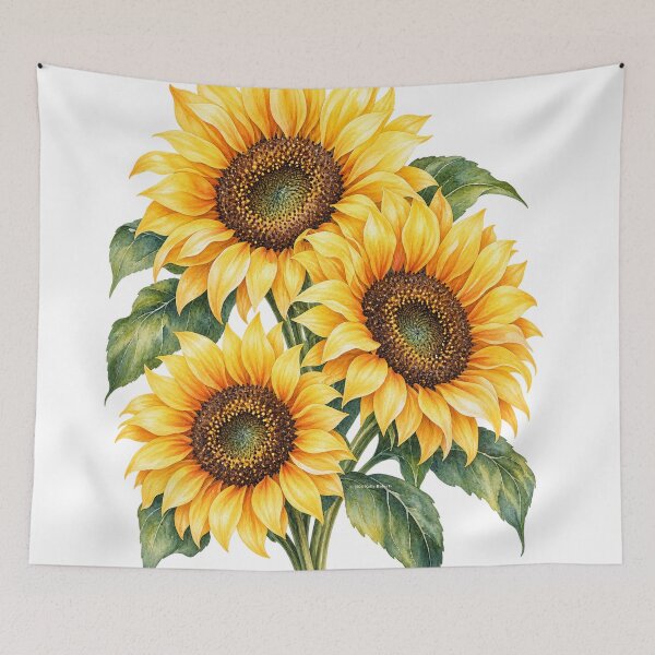 Item preview, Watercolor Sunflowers designed and sold by MystAvalon.