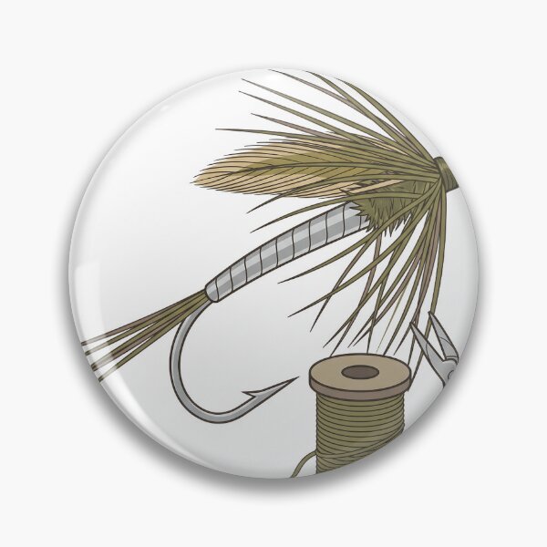 Item preview, Fly Tying Sticker — Fly Fishing Gift for Fly Tyers and Anglers designed and sold by mindshocker.