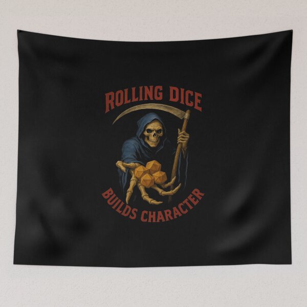Item preview, Rolling dice builds character  designed and sold by abby-thorns.