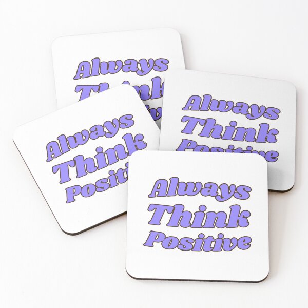 Item preview, Always Think Positive Quote Typography Retro Style designed and sold by serotonin75114.