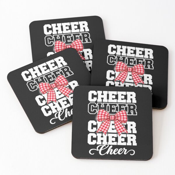 Item preview, Stacked Cheer Coquette Gingham Bow Girl Squad Spirit designed and sold by Whirx.