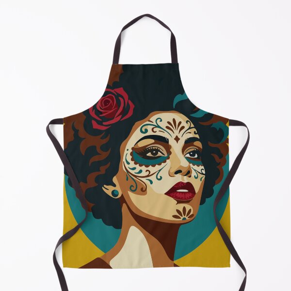 Item preview, Catrina Flat Color Art | Day of the Dead Mexican Sugar Skull designed and sold by  Ojo de Lilith.