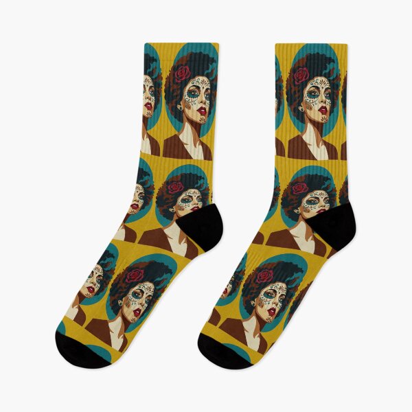 Item preview, Catrina Flat Color Art | Day of the Dead Mexican Sugar Skull designed and sold by  Ojo de Lilith.