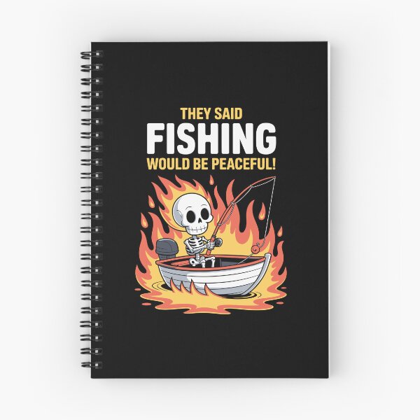 Item preview, They Said Fishing Would Be Peaceful  designed and sold by jkrphoto.