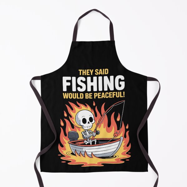 Item preview, They Said Fishing Would Be Peaceful designed and sold by jkrphoto.