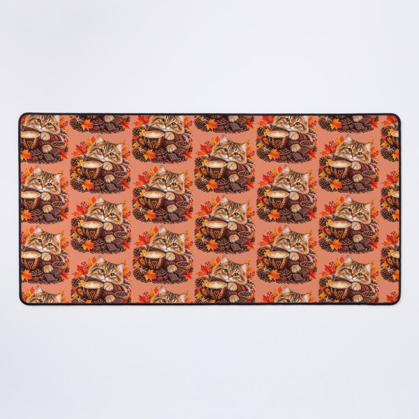 Item preview, Chocolate Brown Coffee Autumn Cat designed and sold by Tianjie-Yishu.