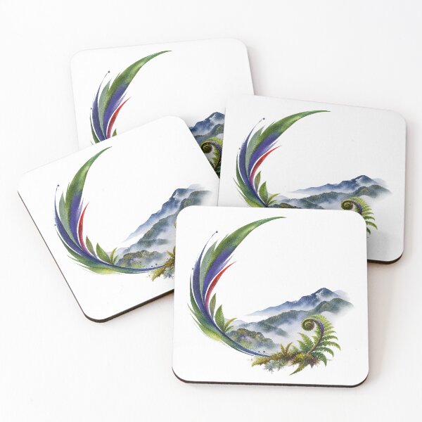 Item preview, Albertine Rift Forest Motif Digital Watercolour designed and sold by FurusatoGallery.