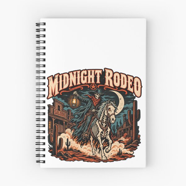 Item preview, Midnight Rodeo Ghost Cowboy Western Horror Art designed and sold by IRON WINGS /USAF.