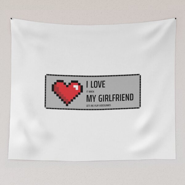 Item preview, I Love It When My Girlfriend Lets Me Play Videogames - Funny Gamer Quote designed and sold by qfa Originals.