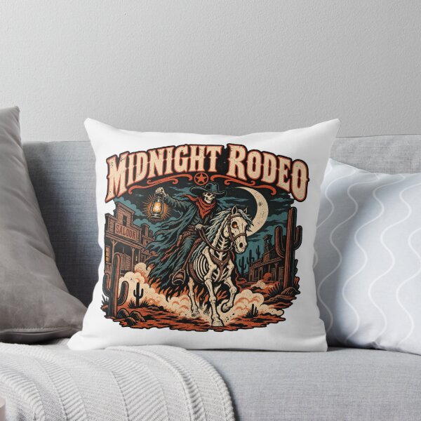 Item preview, Midnight Rodeo Ghost Cowboy Western Horror Art designed and sold by IRON WINGS /USAF.