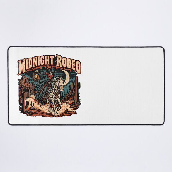 Item preview, Midnight Rodeo Ghost Cowboy Western Horror Art designed and sold by IRON WINGS /USAF.